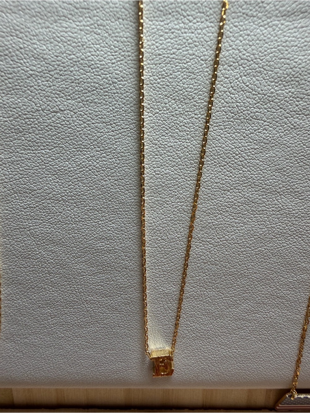 Gold Square Pendant Necklace - Women's Jewelry